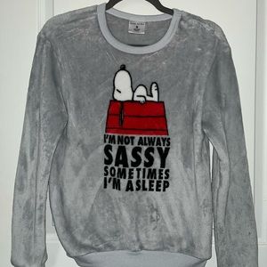 Gray Graphic Sweater - S
